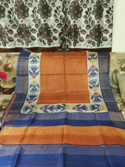 Beautiful Tasar Silk Saree