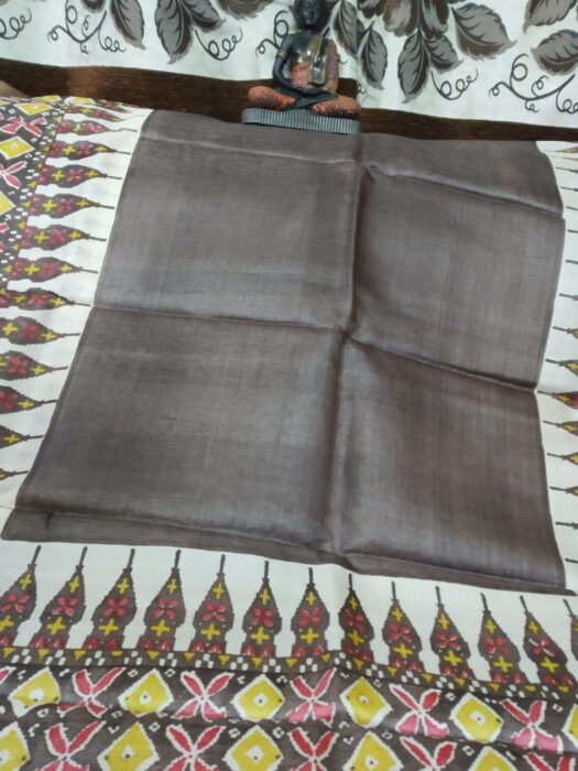 Brown Beautiful Tasarsilk Saree - Image 3