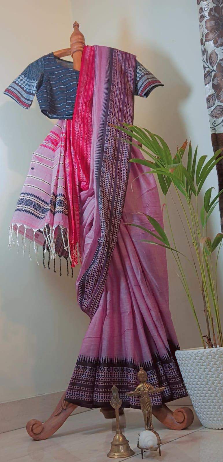 New Mercised Cotton Saree