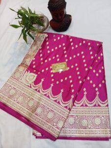 Banarasi Beautiful Pink Saree