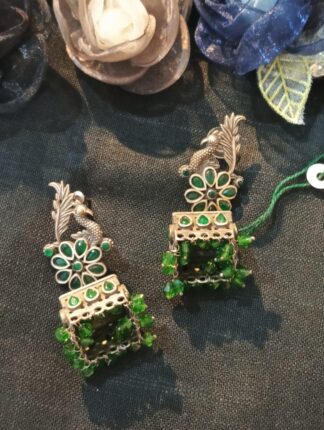 Beautiful Green Stone Earring